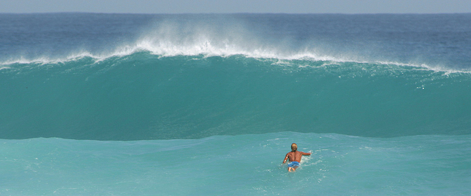 Wellenreiten auf Guadeloupe